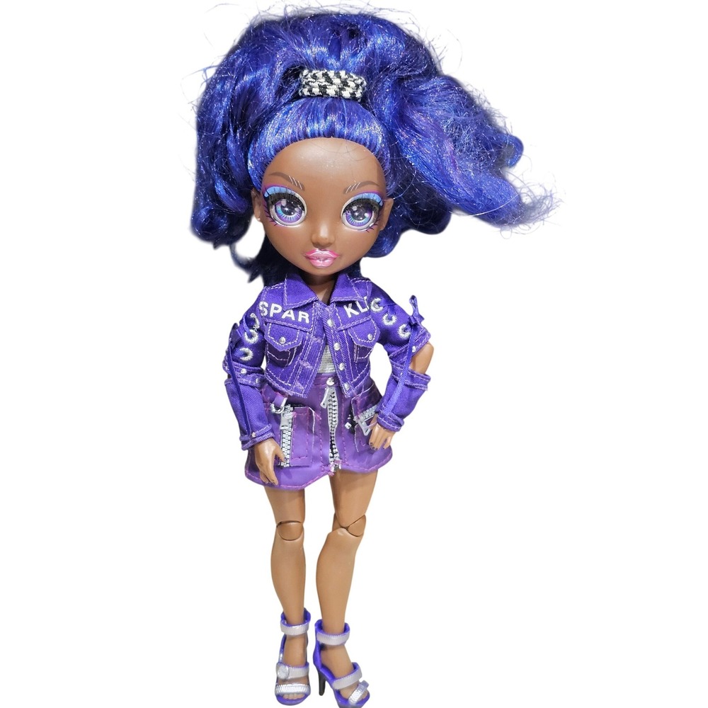 Rainbow High Krystal Bailey‎ Series 2 Indigo Fashion Doll MGA 2019 Purple Hair